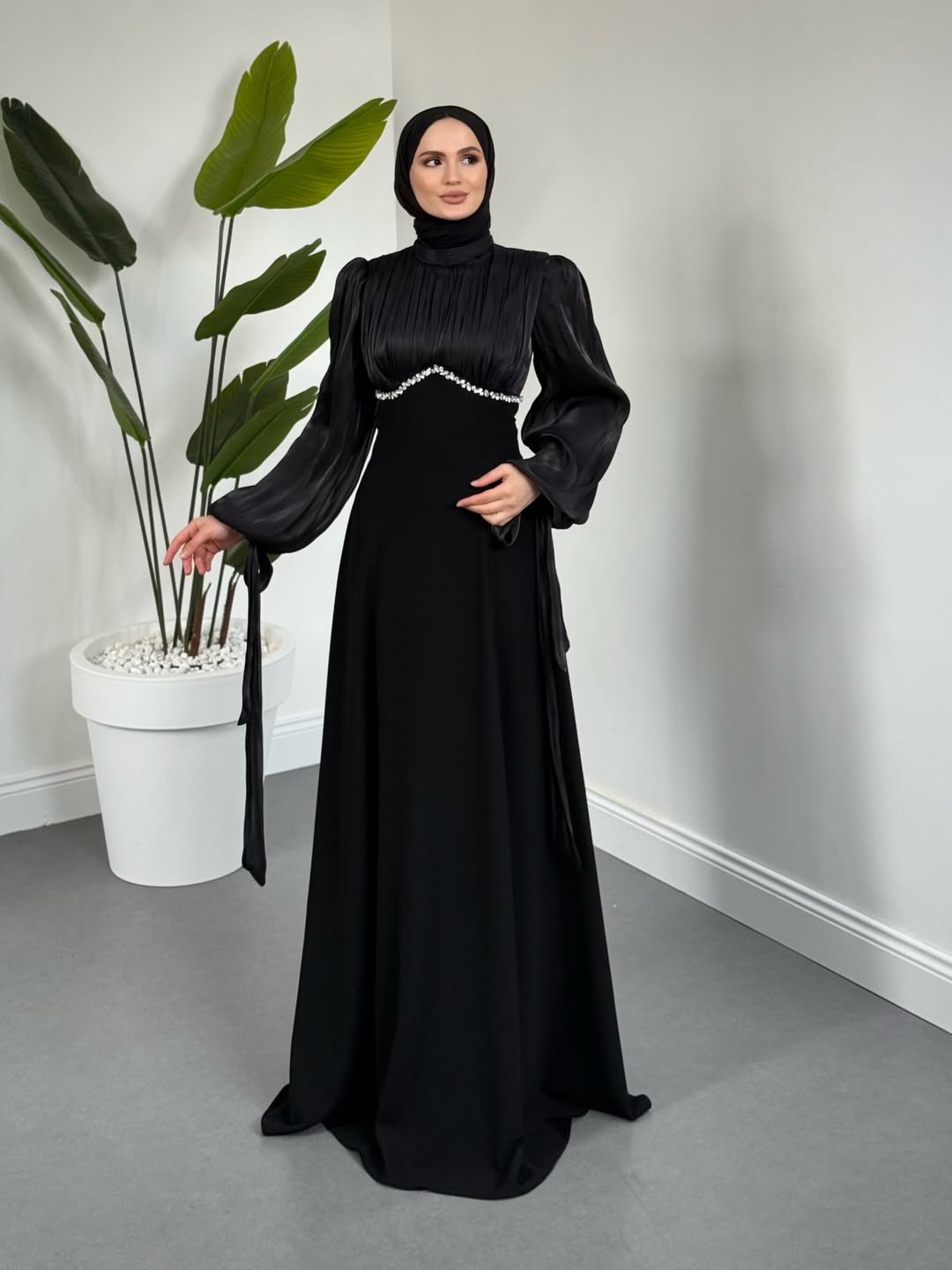 Shabnam Beli Taşlı Abiye Taş