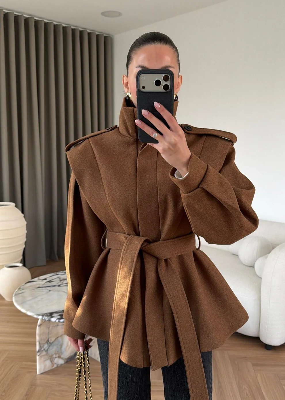 Volanlı Kaşe Kaban TABA