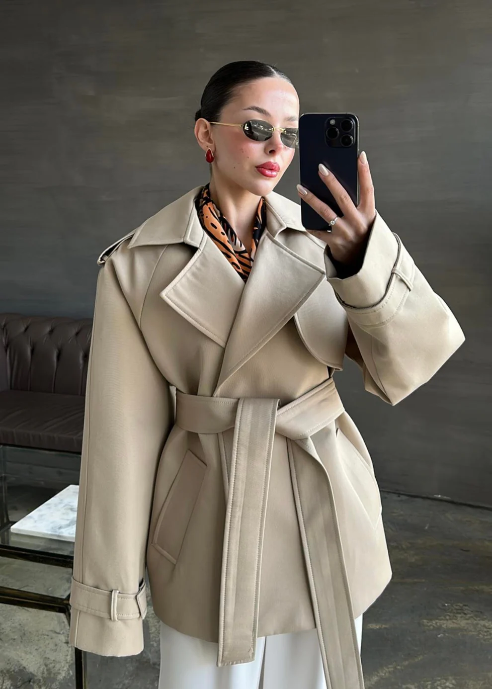 Ravi Premium Trençkot BEJ